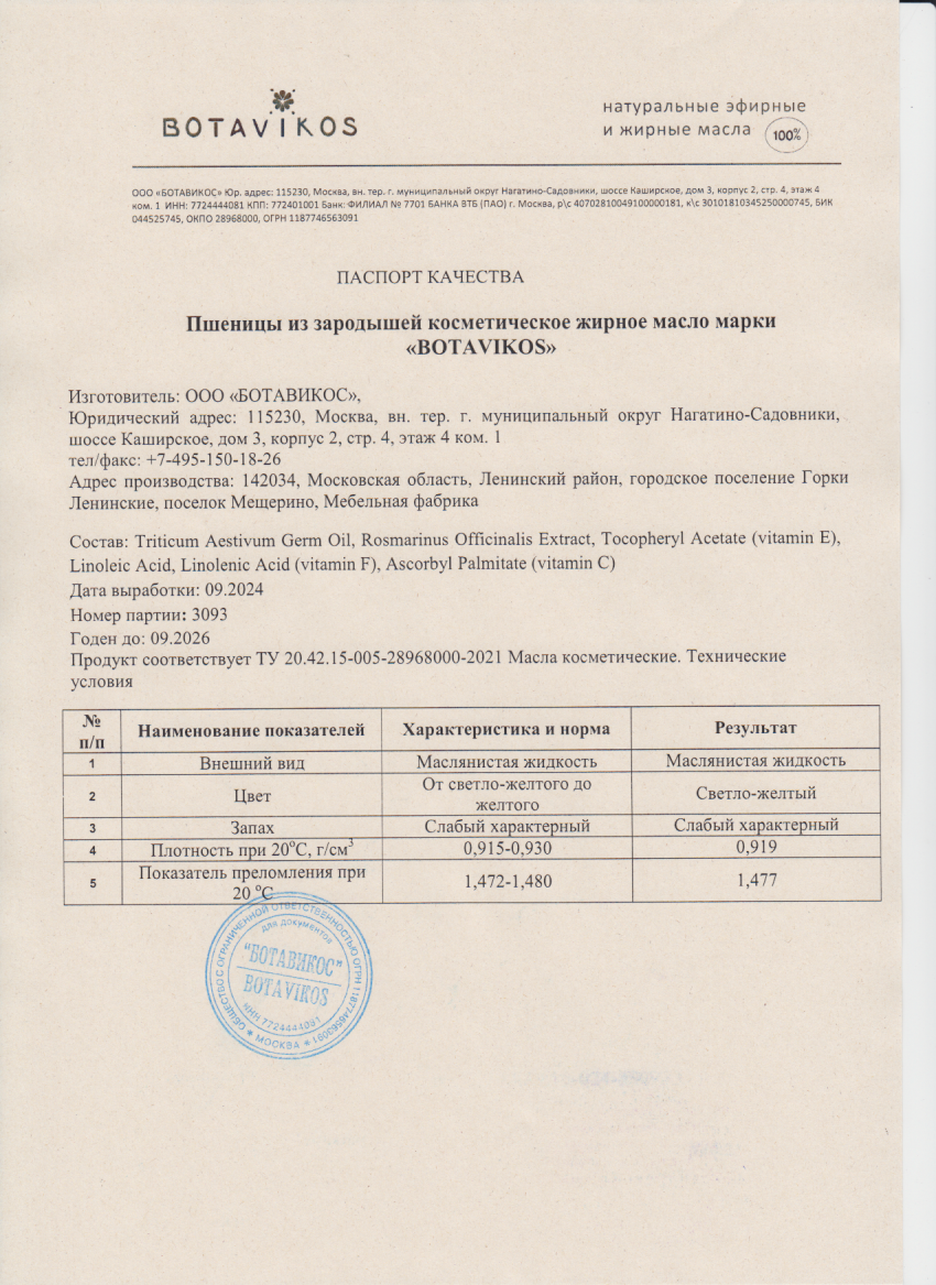 Паспорт №092024